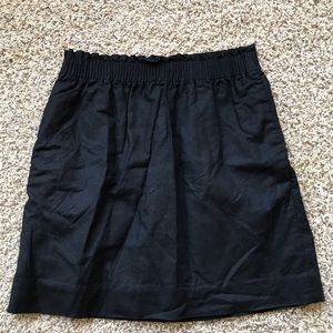 Jcrew black skirt size 8